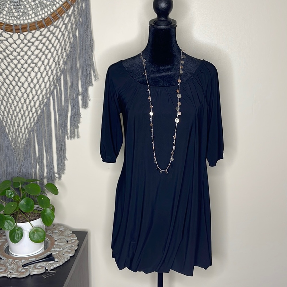 Black cocktail dress